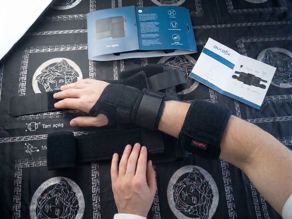 Aurafix orijinal ortopedik mil-bilək ortezi (brend: Aurafix) Model — Ortopedik tabanlıq və bərkiticiləri, Bakı