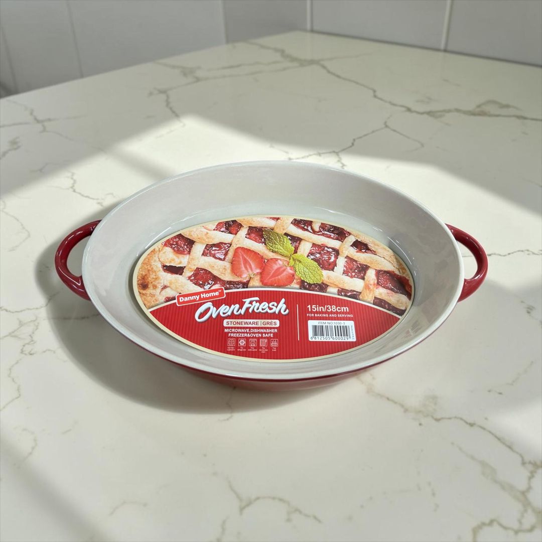 Bişirmə üçün qab Danny Home, keramika,38sm 1030-3 Oval — Mallar, Bakı (2)