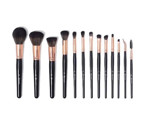 Makiyaj üçün firça dəsti BH Cosmetics Signature Rose Gold 13 Piece Brush Set — Bakı