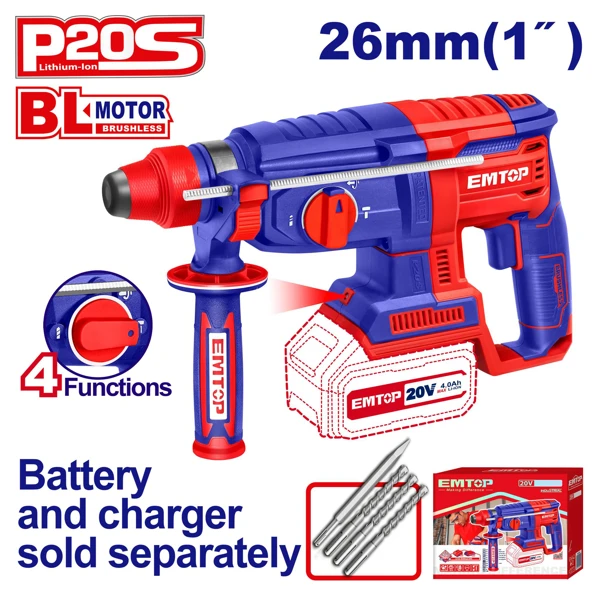 Cordless rotary hammer ELRH20228 — OnMaster — Təmir və tikinti
