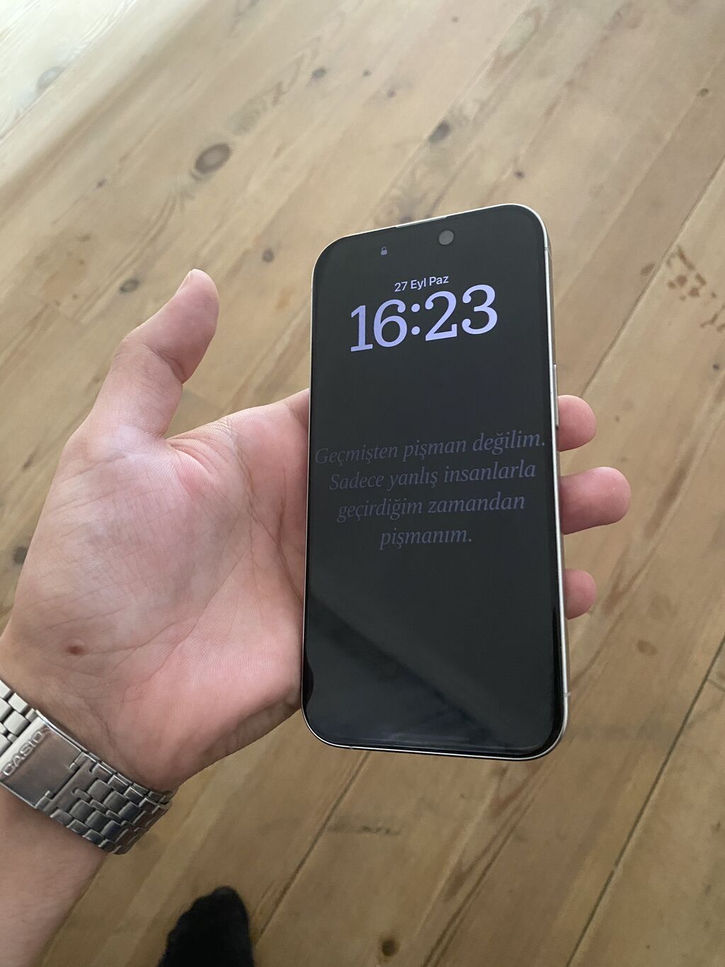 IPhone 15 Pro, 128 GB, White Titanium, Simsiz şarj, Face ID — Apple iPhone, Bakı (2)
