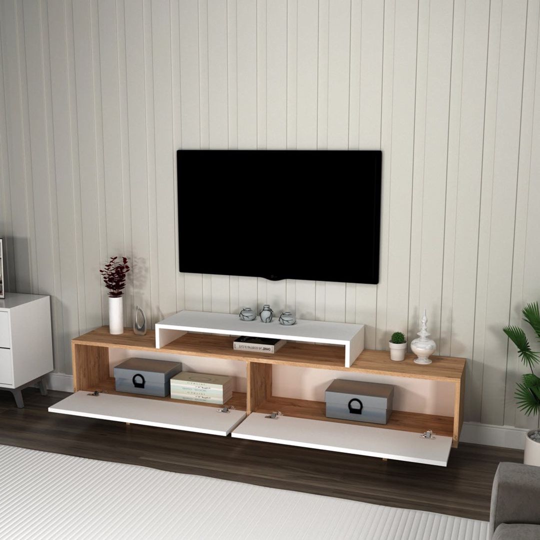 Tumba Ev Plus ev_12116057, Ldsp, ağ, qəhvəyi, 180x29.6x50.2 sm — Mallar, Bakı (2)