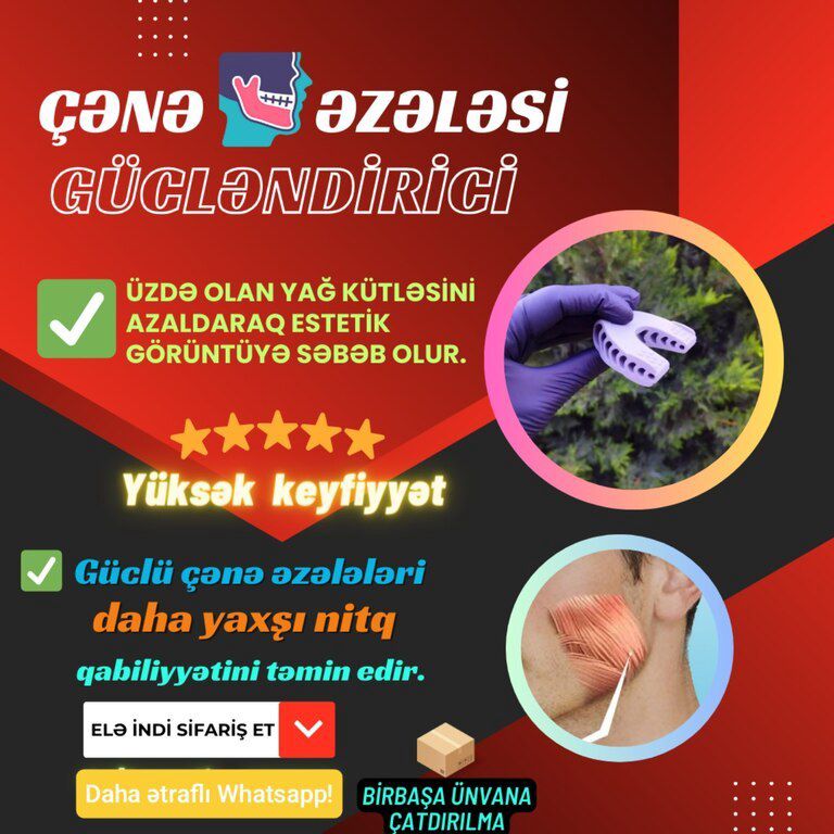 Çənə əzələsi gücləndirici — Gözəllik və səhiyyə, Bakı