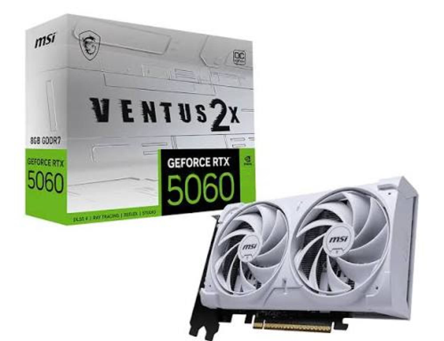 Video kart MSI GeForce RTX 5060 8G Ventus 2X OC — Bakı