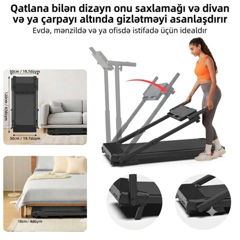 Qaçış trenajoru NH4357, 120 kq, qara — Bakı