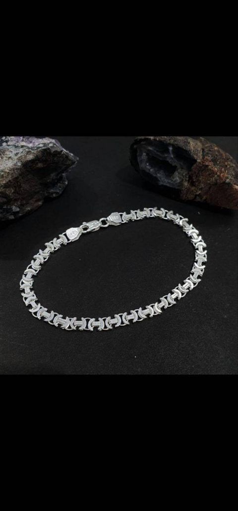 Kişilər üçü gümüş qolbaq, 925, 10 qram,100690 — Bakı
