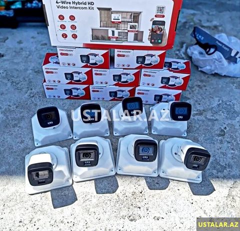 Kamera domafon Qurşdirilmasi — Bakı