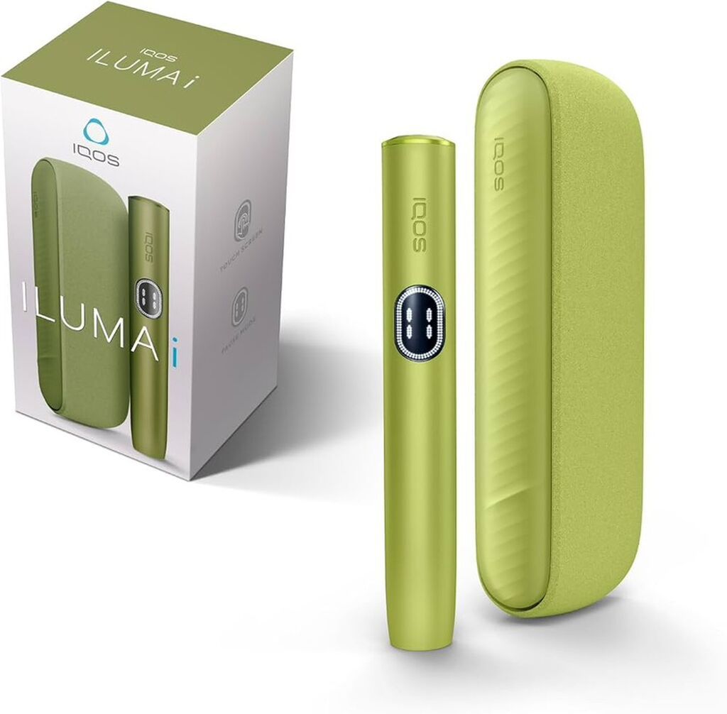Iqos Iluma i leaf green – yaşıl rəngdə tüstüsüz tütün isitmə sistemi — Elektronik siqaretlər, Bakı