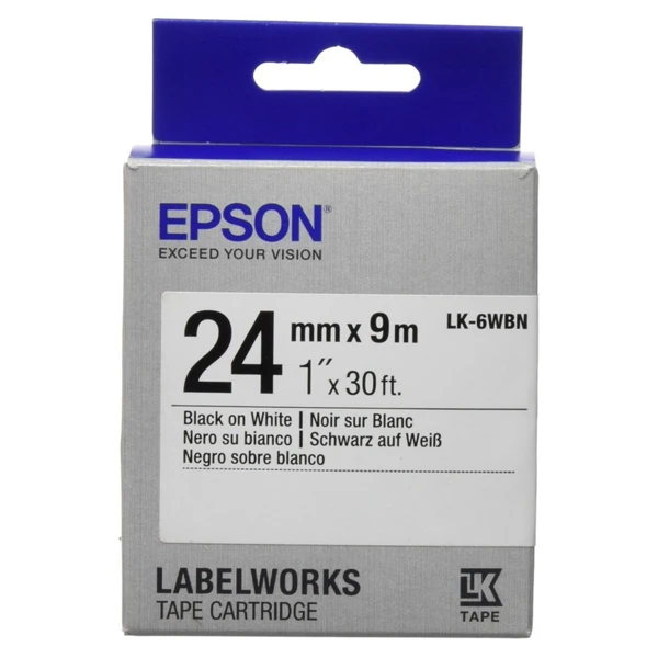 Epson LK-6WBN Black/White C53S656006 — Bakı
