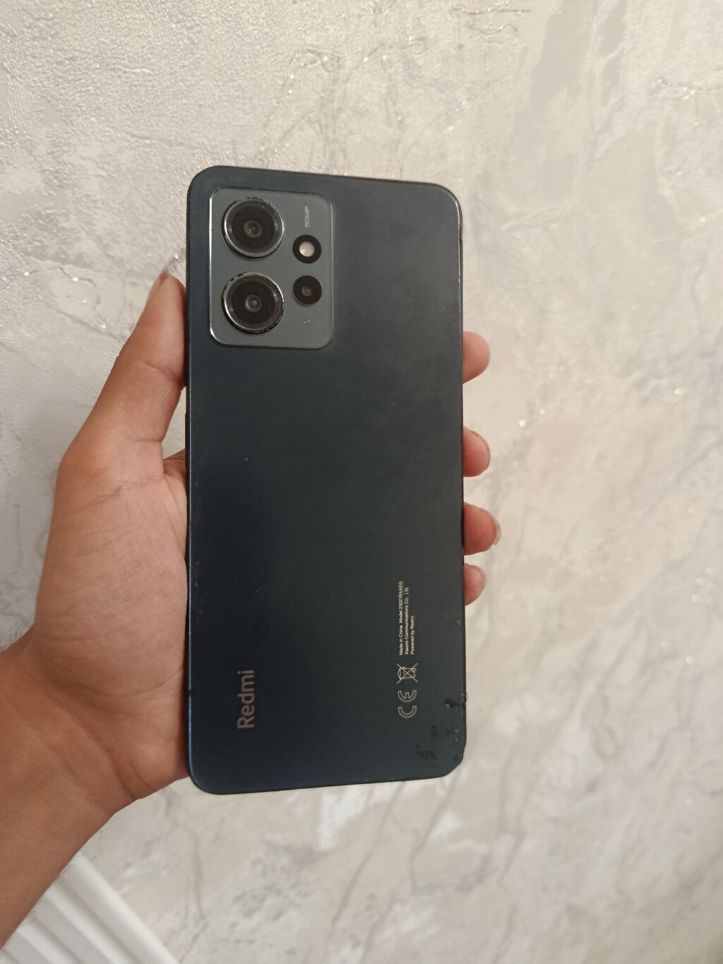 Redmi Note 12, 128 GB, rəng - Qara, Sensor, İki sim kartlı — Xiaomi, Bakı