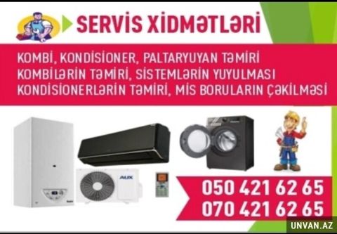 Kombi servisi Paltaryuyan Servis Kondisioner — Bakı