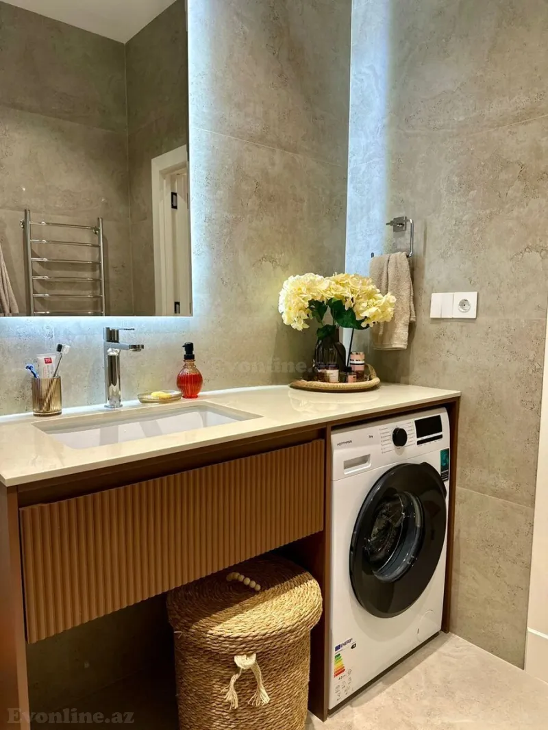 Kirayə verilir 1 otaqlı Mənzil Yeni tikili 57 m² Bakı, Sabunçu r — Mənzil, Bakı (5)