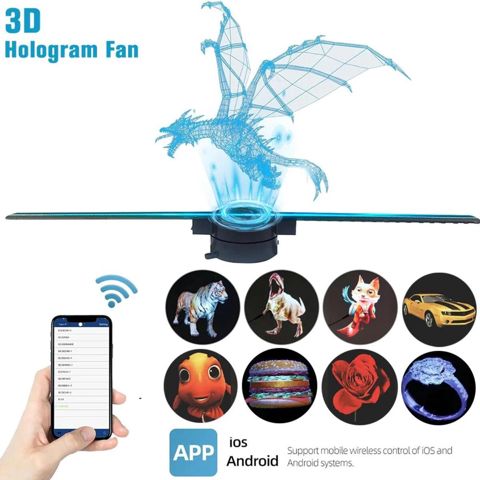 3D hologram fan 42cm — Bakı