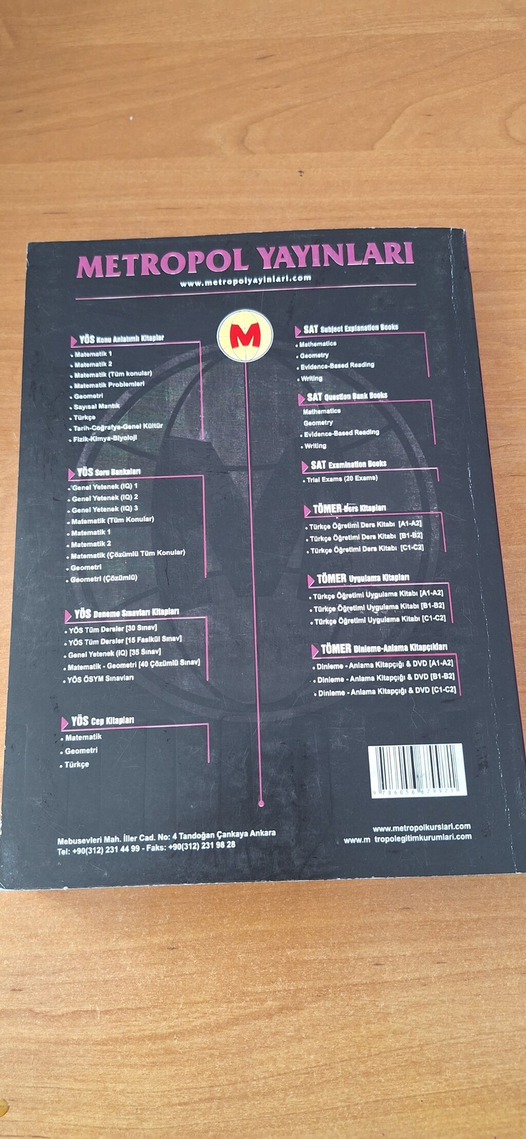 Məhsul: YÖS Genel Yetenek IQ 1 – Soru Bankası (Metropol Yayınları) — Kitablar, Bakı (3)