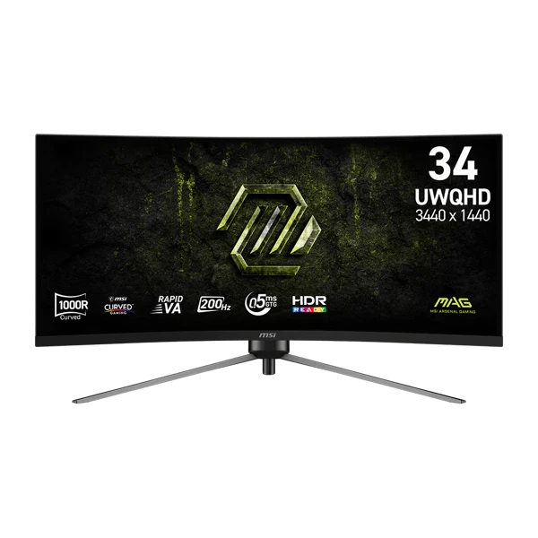 MSI MAG 345CQRF E20 Curved Gaming Monitor — Mallar, Bakı