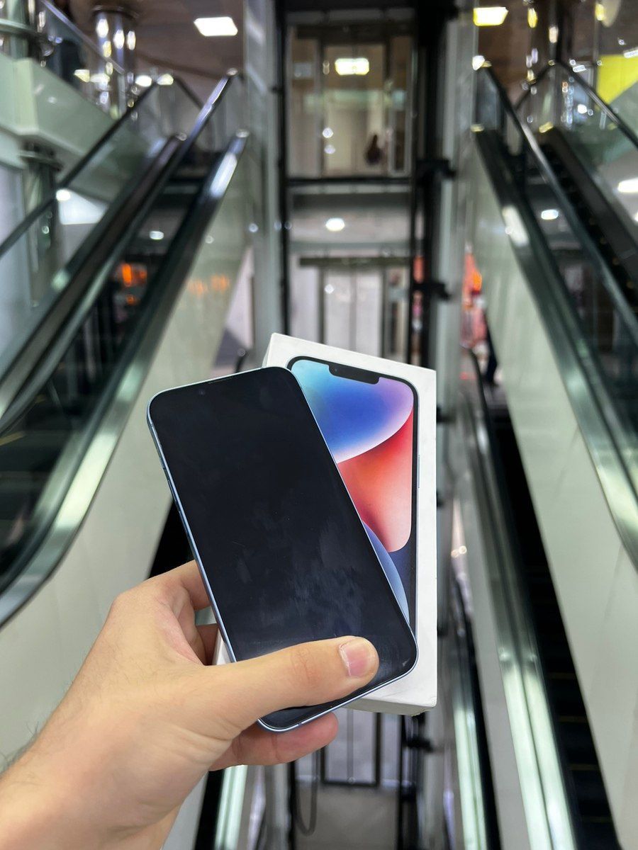 Apple iPhone 14 Blue 128GB/6GB — Smartfonlar, Bakı (2)