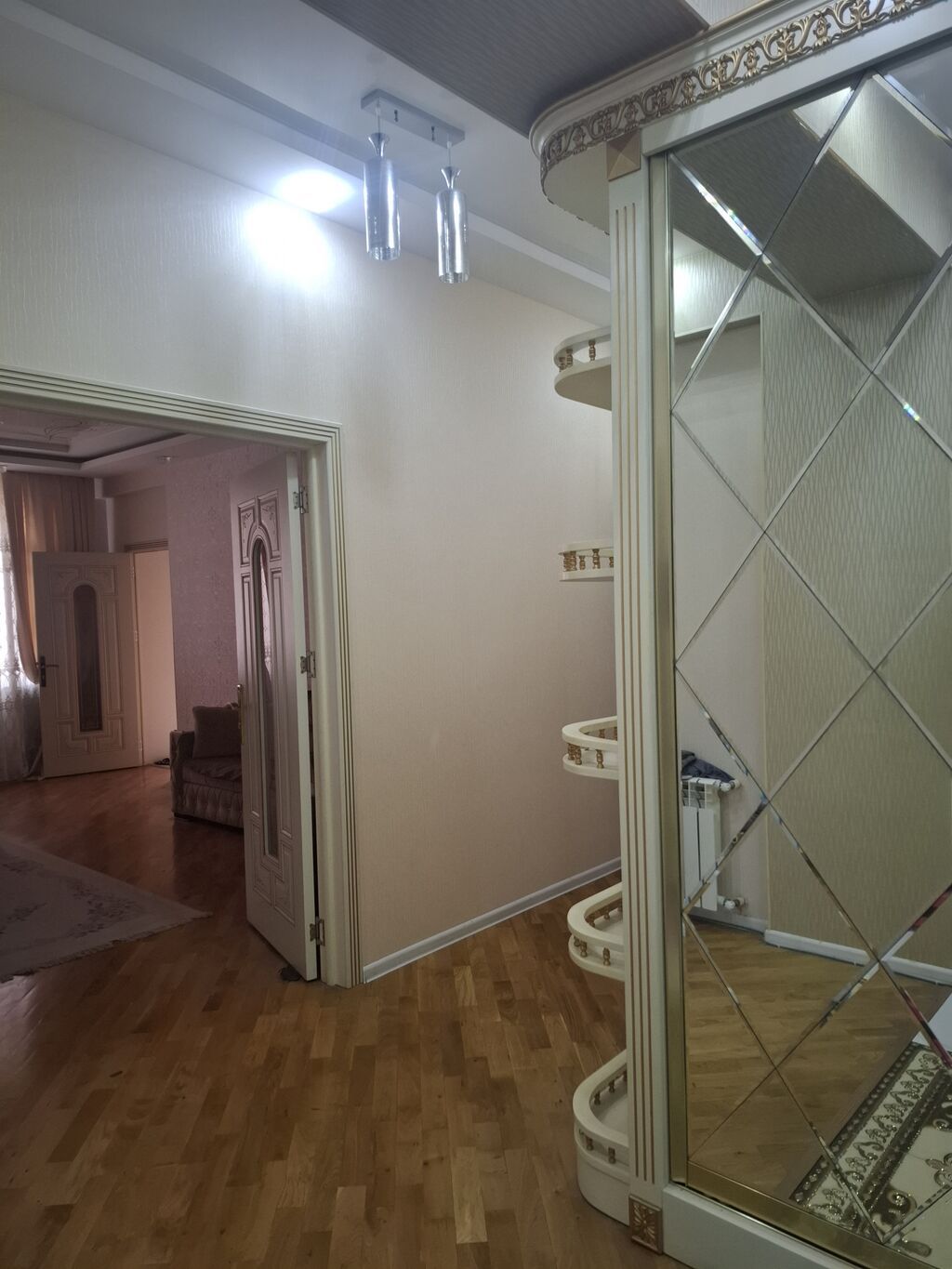 Ehmedli metrosunun duz çıxışında yeni tikilide.3 otaq,2 tualeti — Qonaq otağı üçün, Bakı (7)