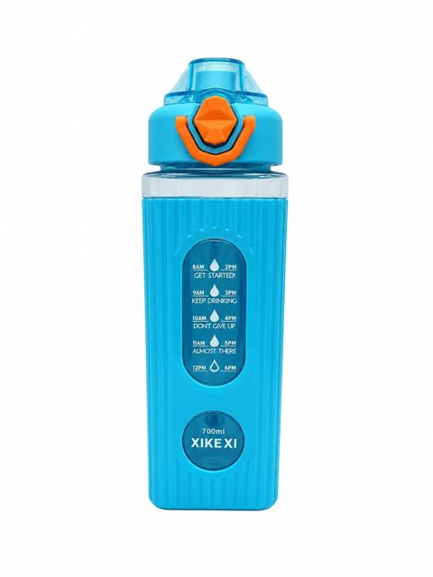 İdman su qabı, plastik, 700 ml, mavi — Bakı