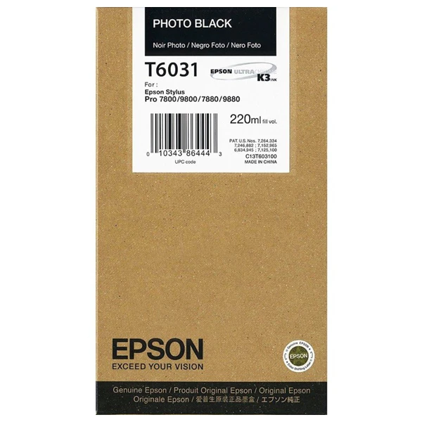 Epson T6031 Photo Black C13T603100 — Bakı