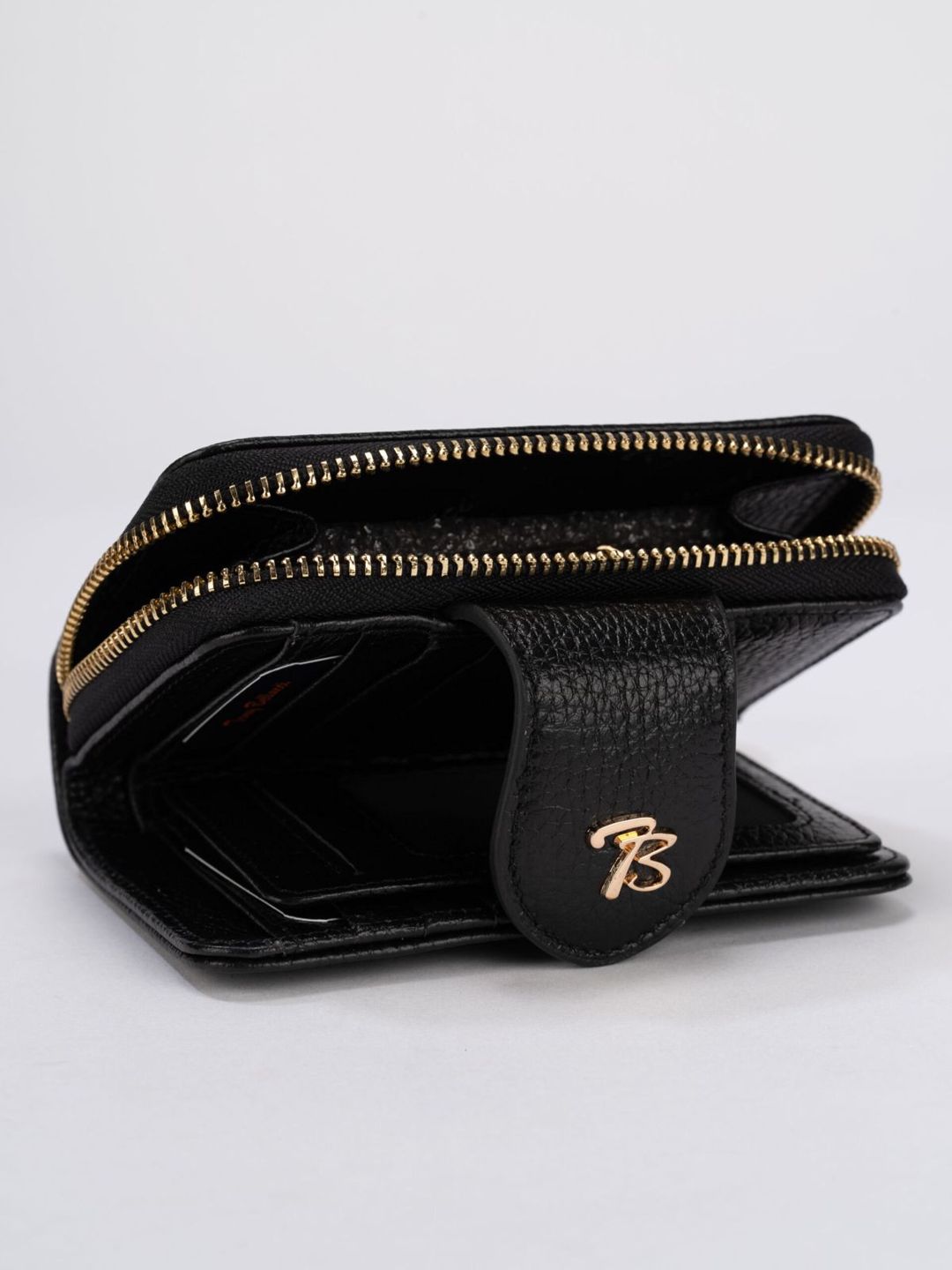 Pul kisəsi qadınlar üçün Tony Bellucci NK00567, qara, dəri, 13x9 sm — Mallar, Bakı (2)