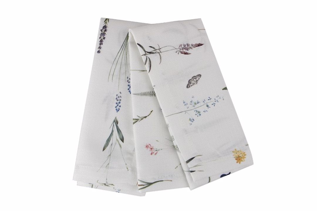 Salfet Porland Botanical 04STY005652, kvadrat, poliester, 45x45 sm, ağ — Mallar, Bakı