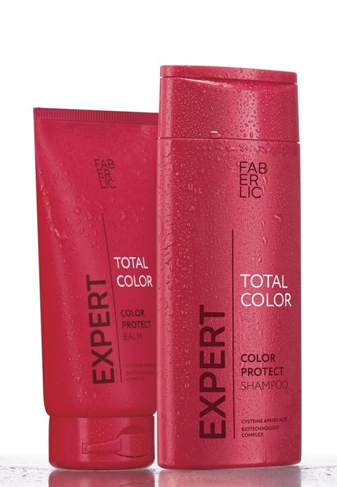 Saç üçün kosmetika dəsti Faberlic Expert Color Protect (şampun + balzam) — Bakı