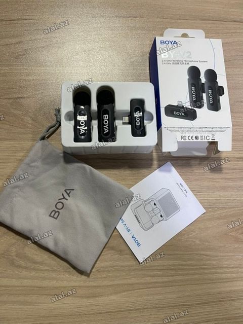 İstifade olunmuyub .Boya BY-V2 2.4 GHz Simsiz Mikrofon Sistemi — Şəki