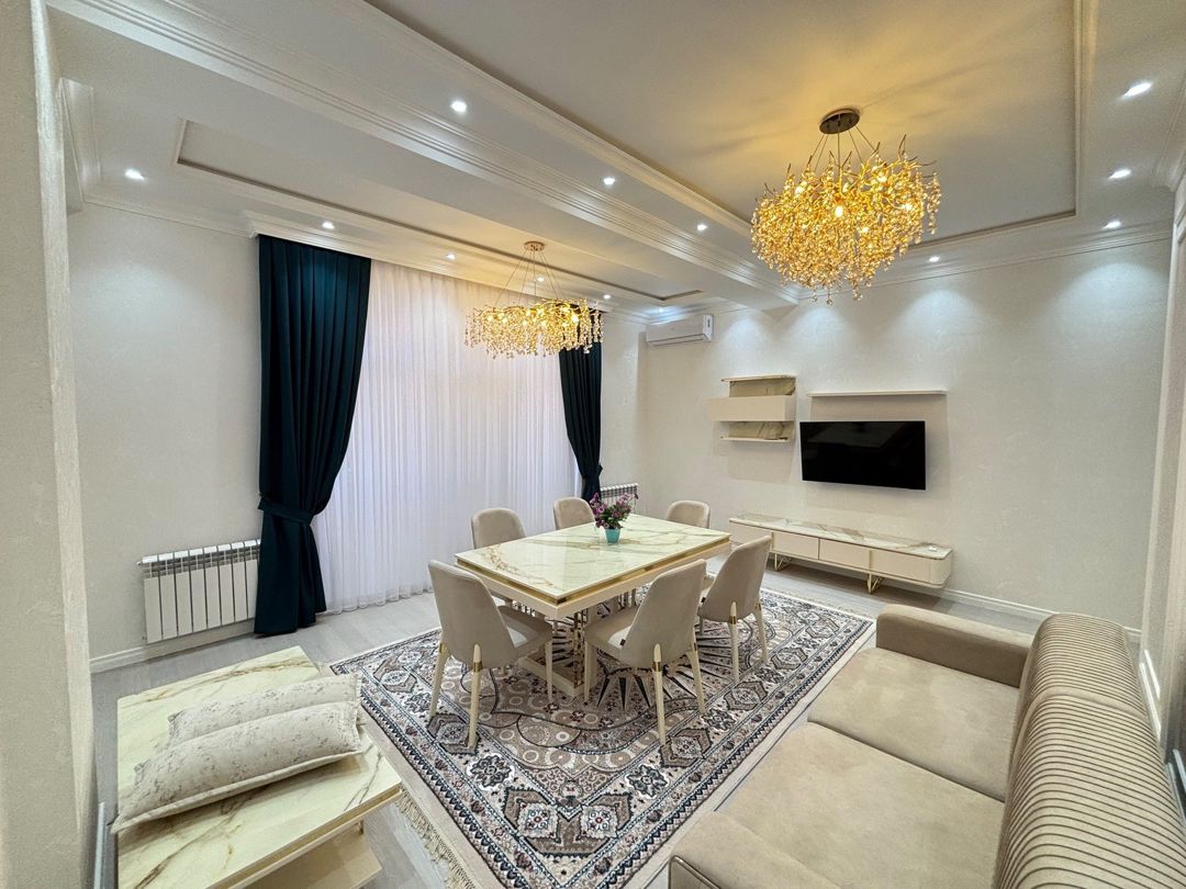 İcarəyə verilir 3 otaqlı yeni tikili 130 m² — Mənzil, Bakı (2)