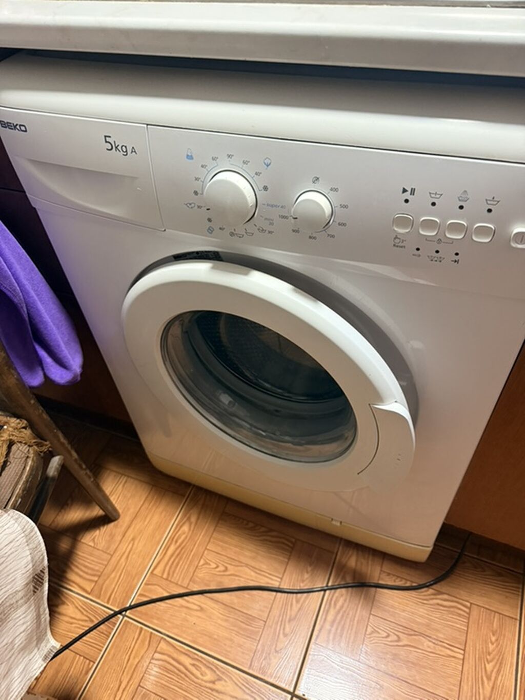 Paltaryuyan maşın Beko, 5 kq, İşlənmiş, Avtomat, Qurutmasız — Çamaşır maşınları, Bakı (2)