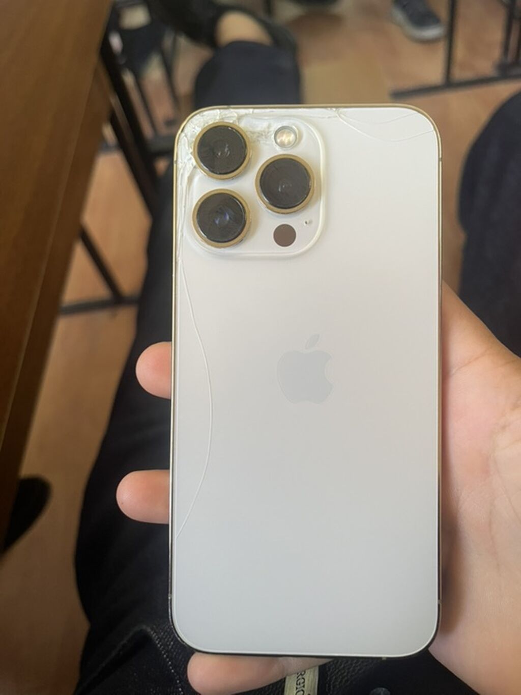 IPhone 13 Pro, 256 GB, Gümüşü, Qırıq — Apple iPhone, Lənkəran (2)