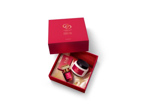 Oriflame Giordani Gold Essenza Supreme qadınlar üçün ətir dəsti (bədən üçün krem 250 ml + ətir suyu 50 ml) — Bakı