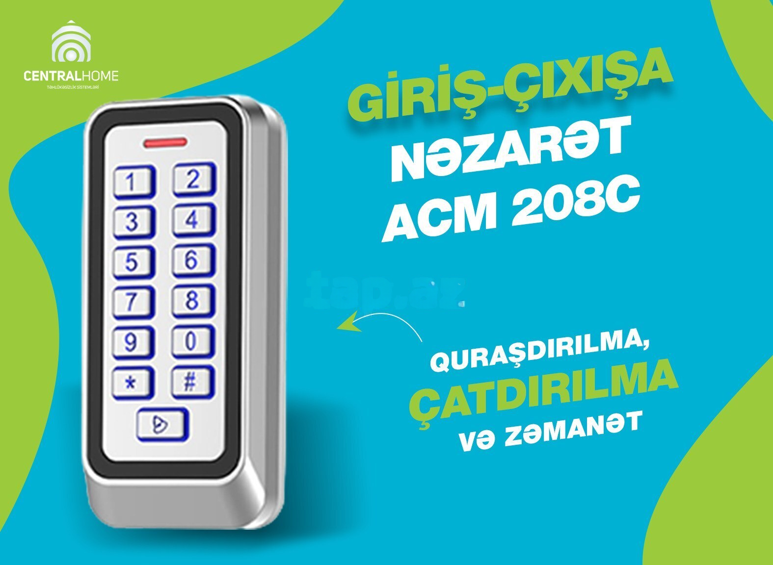 Girişə nəzarət sistemi ACM-A55 — Bakı