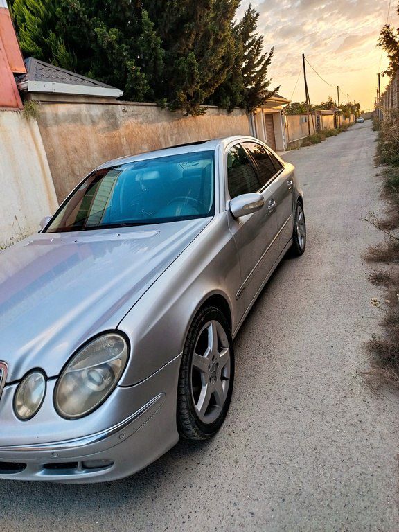 Mercedes E 270, 2.7 L, 2003 il, 485 000 km — Avtomobillər, Bakı (4)