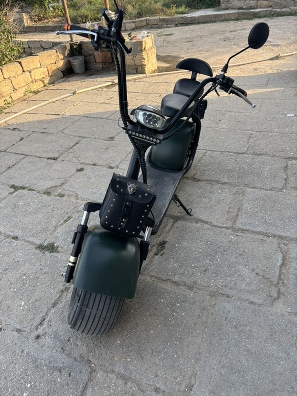Elektrik “chopper” tipli skuter Sakit, qənaətcil və gündəlik istifadə — Mopedlər və skuterlər, Digah (3)