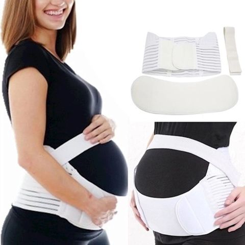 Doğum öncəsi bandaj Maternity Support Belt, poliester, ağ, ölçü XXL — Bakı