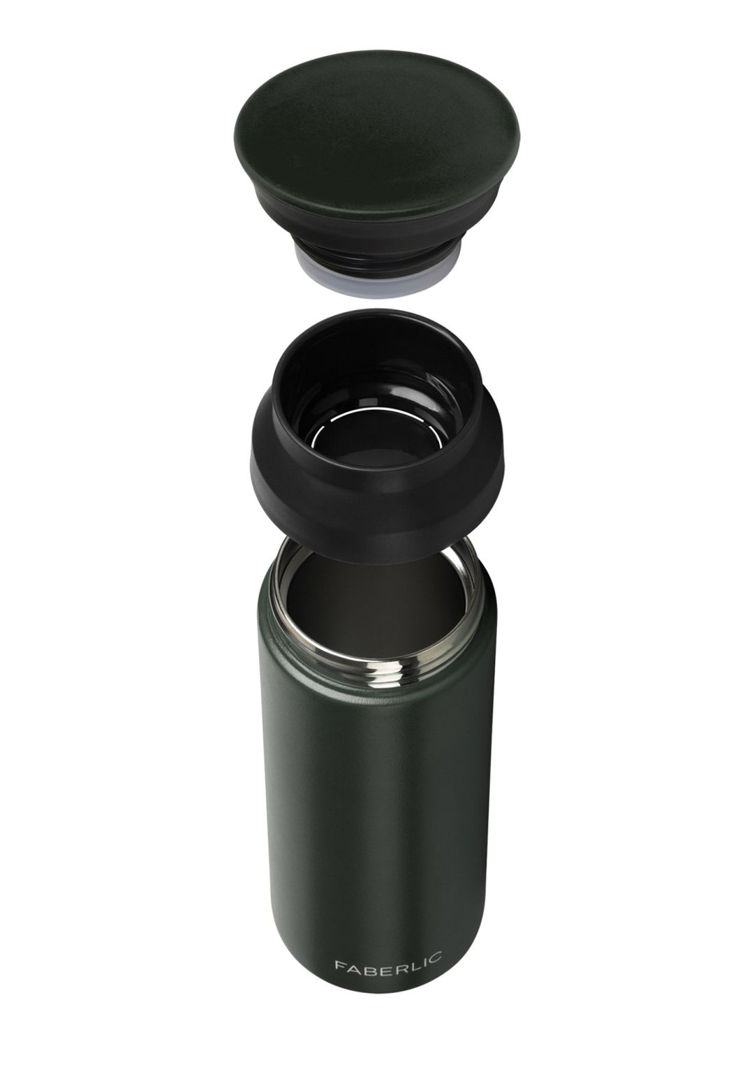 Termo butulka Faberlic, 500 ml, paslanmayan metal, qara — Mallar, Bakı (2)