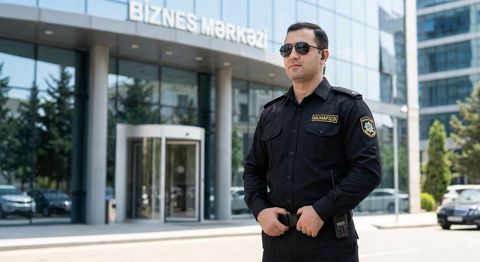 Bıznes Merkezıne Muhafıze Teleb olunur fıkırı cıddı olannar yaxınlasa — Bakı
