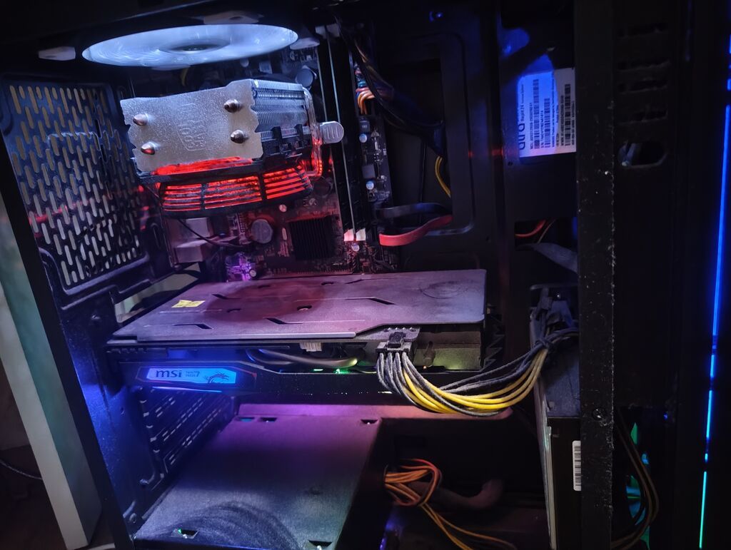 16gb ddr3 ram i7 3770 gtx 1660s 6gb 600watt psu 18.5 inch monitor 60 — Masaüstü kompüterlər, Bakı (2)