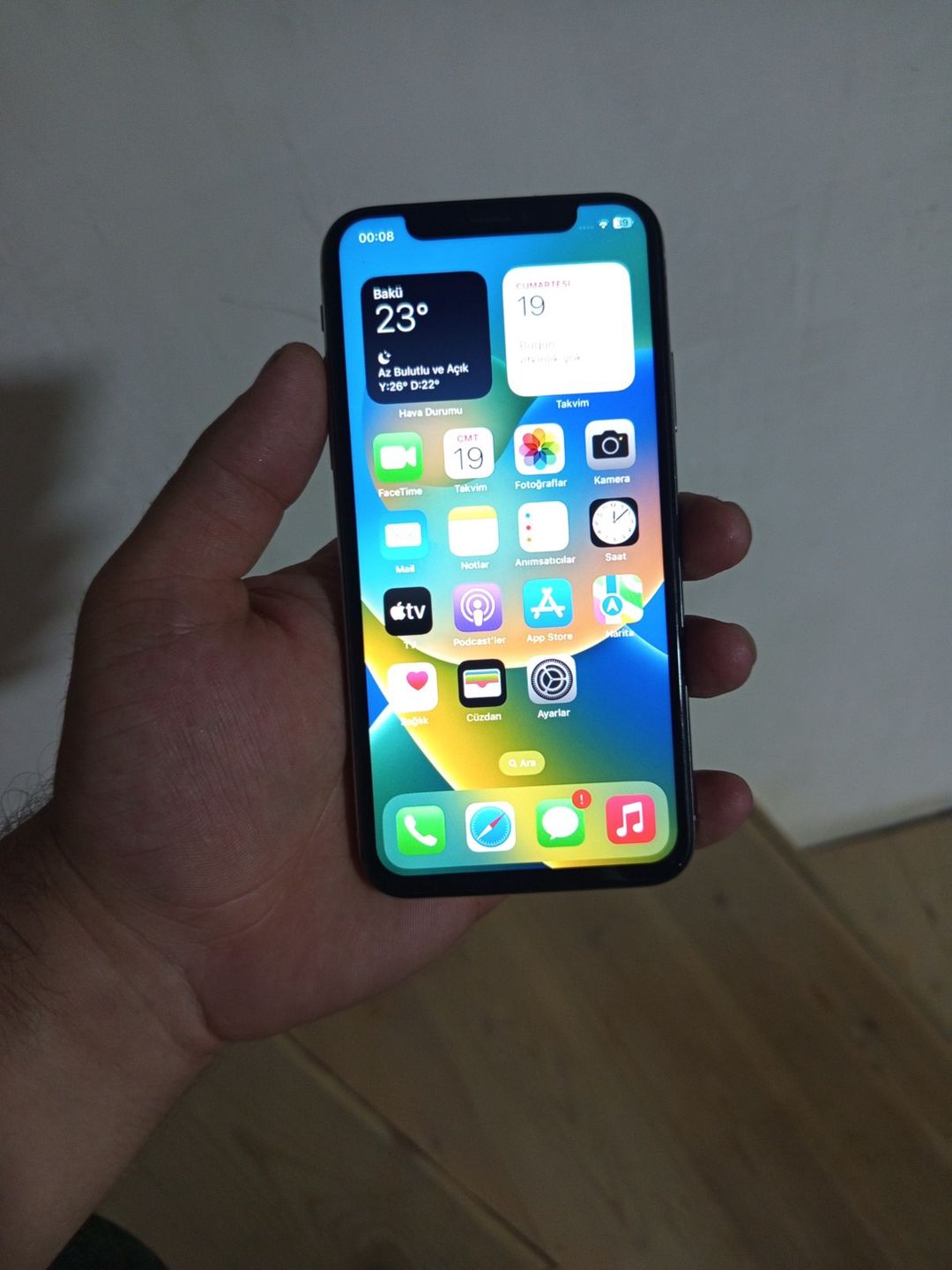 Apple iPhone X Silver 64GB/3GB — Smartfonlar, Xaçmaz (4)