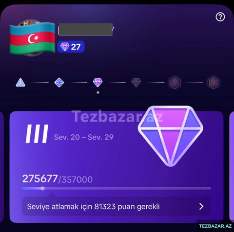 Tiktok hesabı satılı 27 lvl — Bakı