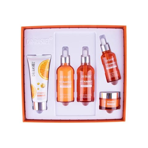 Qulluq vasitələri dəsti Dr.Rashel Vitamin C Brightening & Anti Aging 5 Pieces Skin Care Set — Bakı