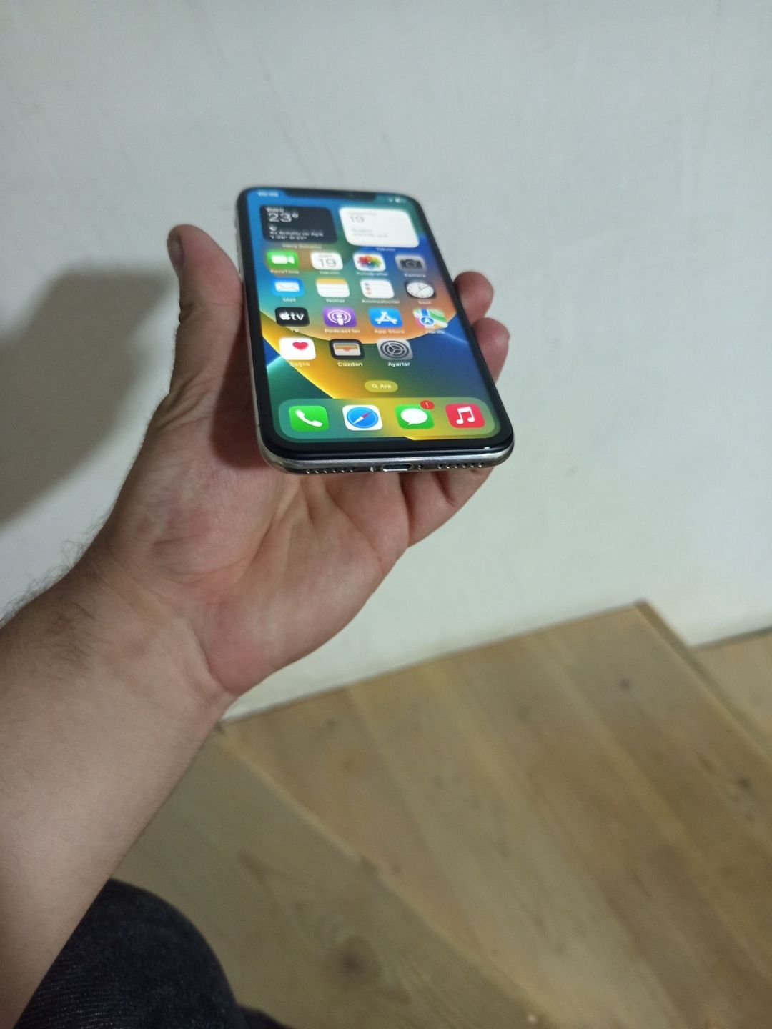 Apple iPhone X Silver 64GB/3GB — Smartfonlar, Xaçmaz (2)