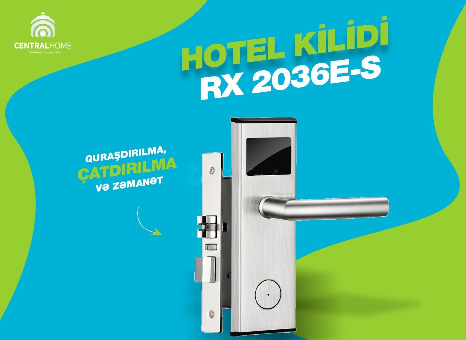Otel qapı kilidi RX 2036E-S — Bakı