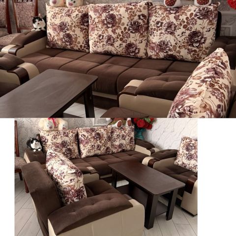 Yumsaq dest .280₼ .1 divan 2 kreslo .Acilir bazali .Unvan Xirdalan — Qobu