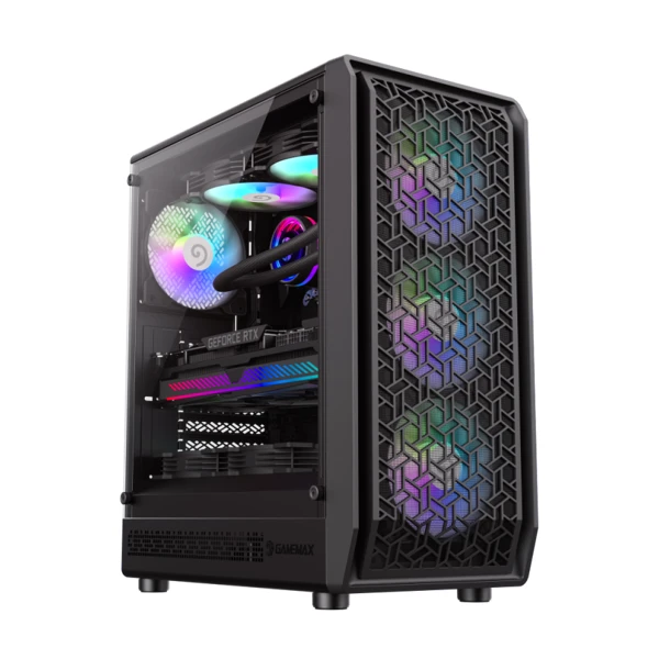 GameMax Forge AB-Mid Tower ATX Gaming PC Case — Bakı