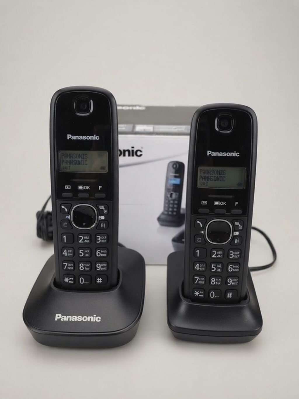 Panasonic KX-TG1612UA Dect simsiz ev/ofis telefonu – 2 ədəd borlu dəst — Kabel və radio telefonları, Novxanı (3)