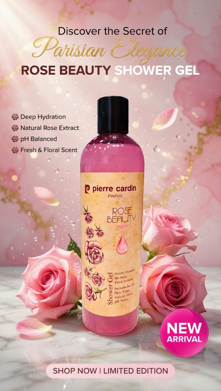 Duş geli Pierre Cardin Paris Rose Beauty 400 ml — Mallar, Bakı (2)