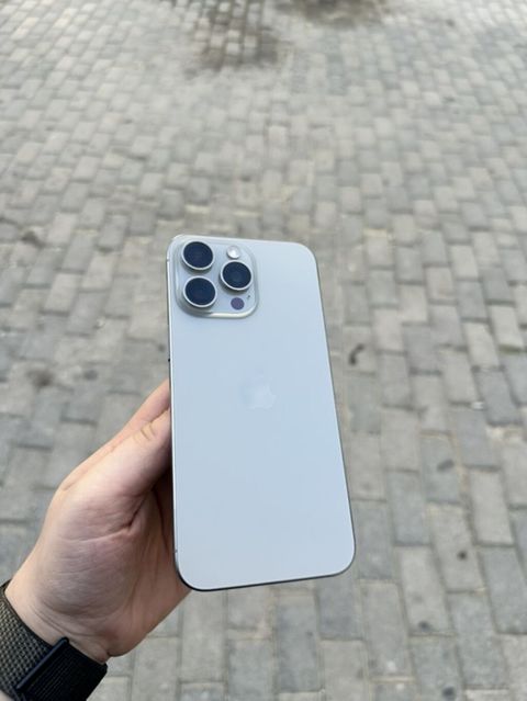 IPhone 15 Pro Max, 256 GB, Gümüşü, Face ID — Xırdalan