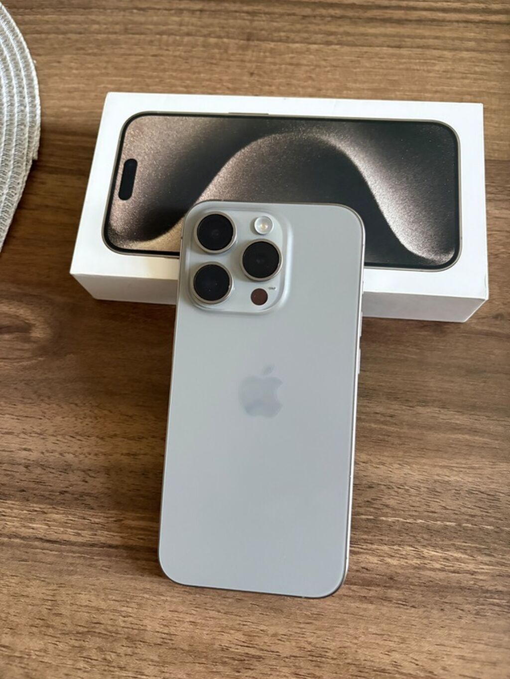 IPhone 15 Pro, 128 GB, White Titanium, Face ID — Apple iPhone, Bakı