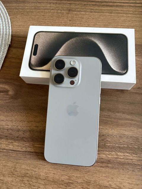 IPhone 15 Pro, 128 GB, White Titanium, Face ID — Bakı